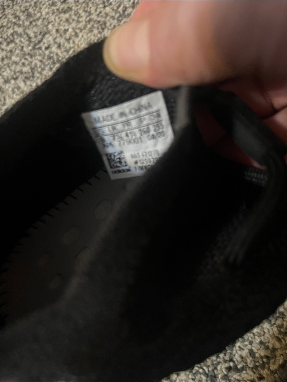adidas Black Yeezy Boost 380 Knit Sneaker - Picture 3 of 4